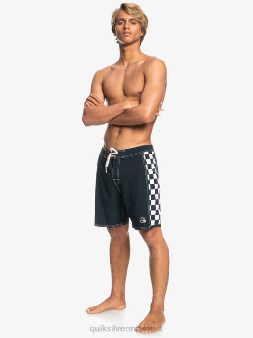 esso Quiksilver uomini boardshort originali dell\'arco 18 nero HTZR1730