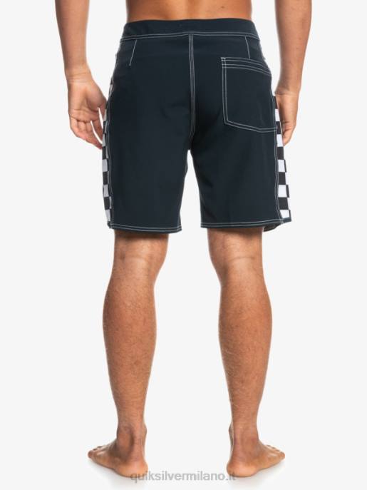 esso Quiksilver uomini boardshort originali dell\'arco 18 nero HTZR1730