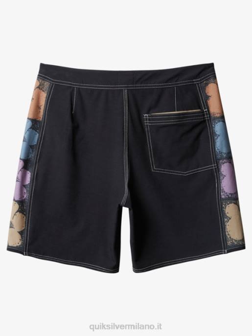 esso Quiksilver uomini boardshort originali dell\'arco 18 nero HTZR1737