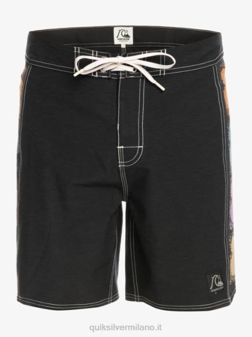 esso Quiksilver uomini boardshort originali dell\'arco 18 nero HTZR1737