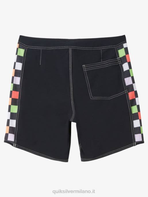esso Quiksilver uomini boardshort originali dell\'arco 18 nero HTZR174