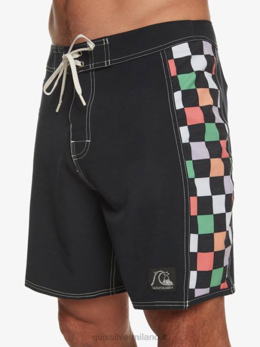 esso Quiksilver uomini boardshort originali dell\'arco 18 nero HTZR174