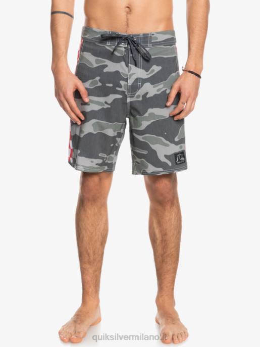 esso Quiksilver uomini boardshort originali dell\'arco 18 pino marino HTZR1735