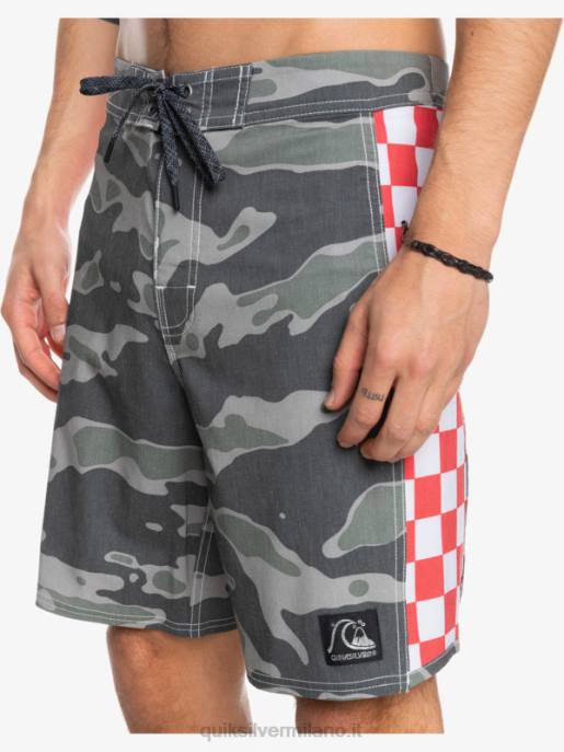 esso Quiksilver uomini boardshort originali dell\'arco 18 pino marino HTZR1735