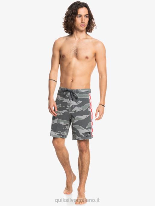 esso Quiksilver uomini boardshort originali dell\'arco 18 pino marino HTZR1735