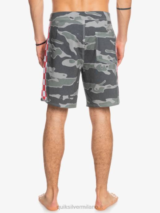 esso Quiksilver uomini boardshort originali dell\'arco 18 pino marino HTZR1735