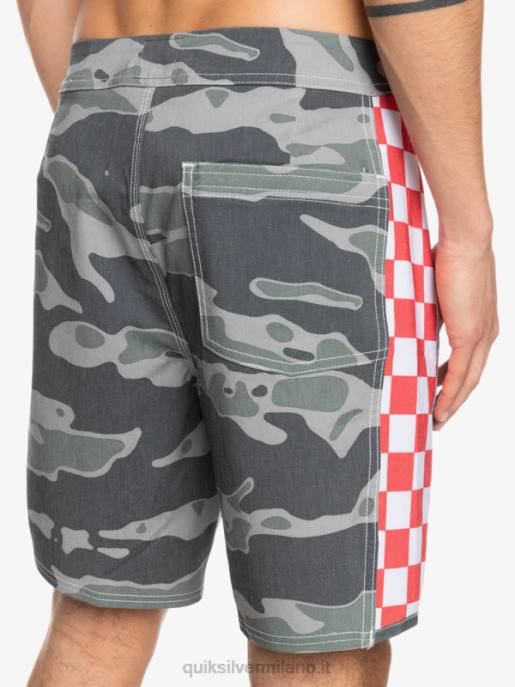 esso Quiksilver uomini boardshort originali dell\'arco 18 pino marino HTZR1735