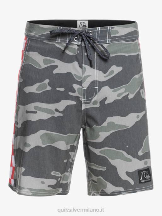 esso Quiksilver uomini boardshort originali dell\'arco 18 pino marino HTZR1735