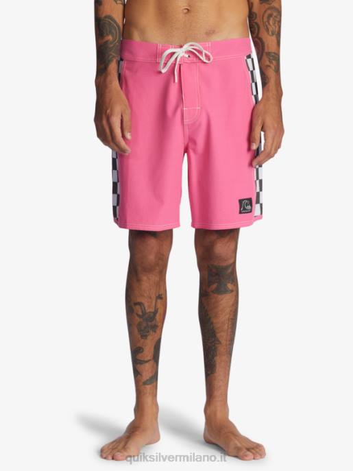 esso Quiksilver uomini boardshort originali dell\'arco 18 rosa shocking HTZR1732