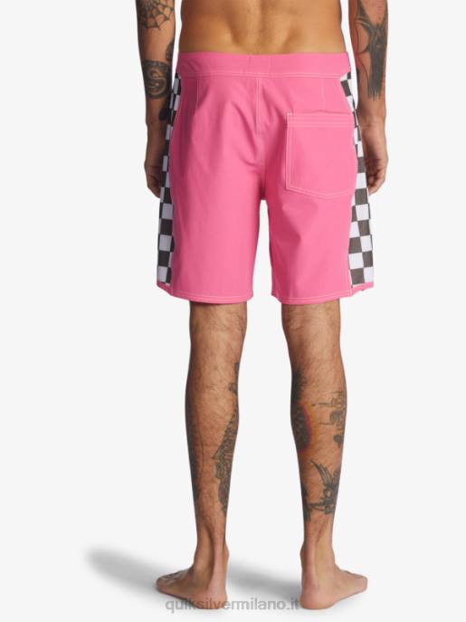 esso Quiksilver uomini boardshort originali dell\'arco 18 rosa shocking HTZR1732
