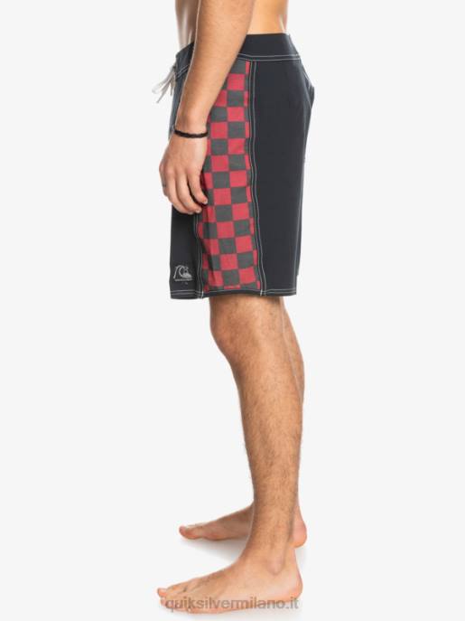 esso Quiksilver uomini boardshort originali dell\'arco 18 vino rubino HTZR1734