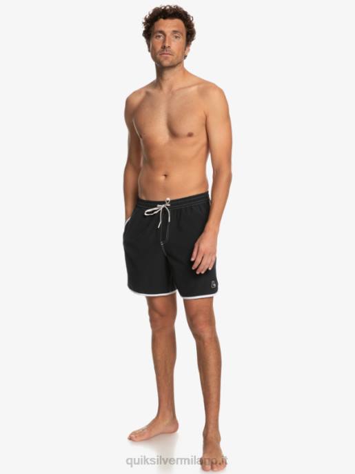 esso Quiksilver uomini capesante originale 17 raffiche nero HTZR200
