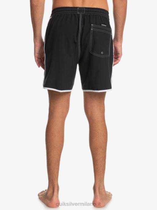 esso Quiksilver uomini capesante originale 17 raffiche nero HTZR200