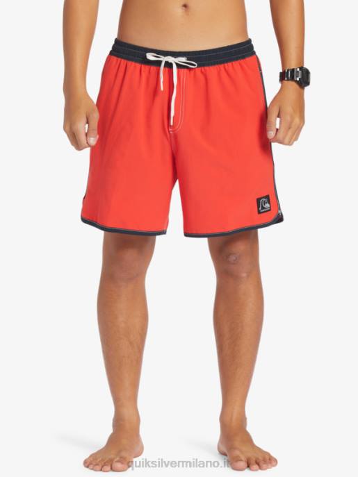 esso Quiksilver uomini capesante originale 17 raffiche rosso ad alto rischio HTZR198