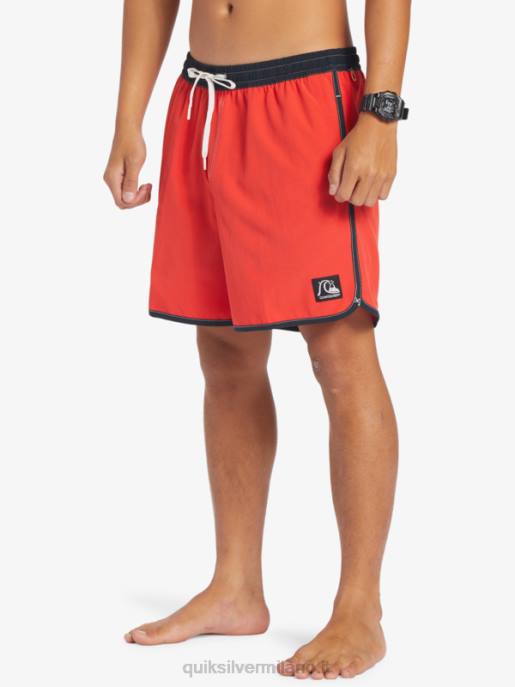 esso Quiksilver uomini capesante originale 17 raffiche rosso ad alto rischio HTZR198