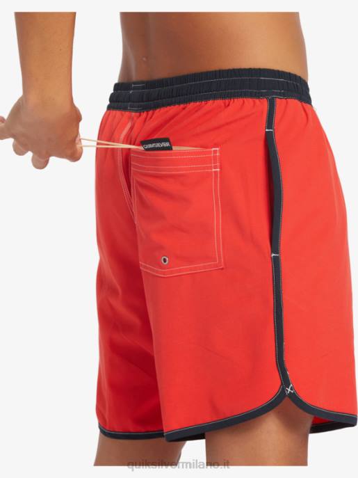 esso Quiksilver uomini capesante originale 17 raffiche rosso ad alto rischio HTZR198