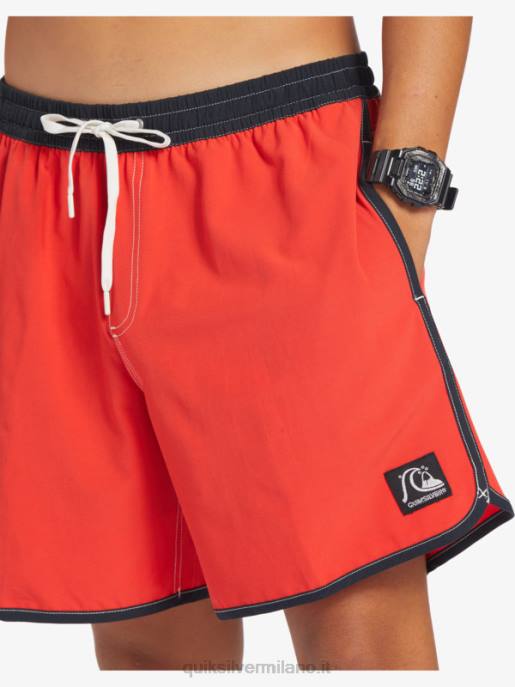 esso Quiksilver uomini capesante originale 17 raffiche rosso ad alto rischio HTZR198
