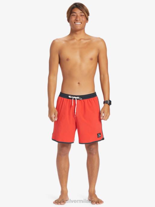 esso Quiksilver uomini capesante originale 17 raffiche rosso ad alto rischio HTZR198