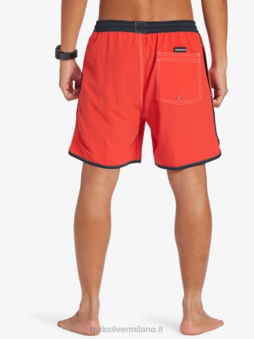 esso Quiksilver uomini capesante originale 17 raffiche rosso ad alto rischio HTZR198