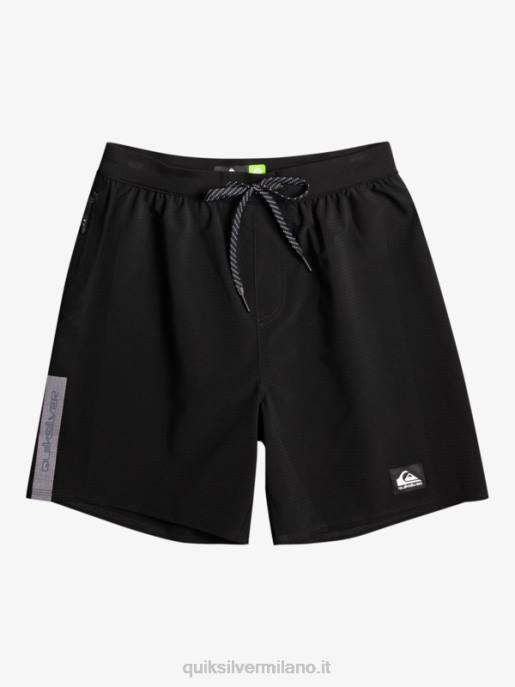 esso Quiksilver uomini highlite omni short 17 volley nero HTZR807