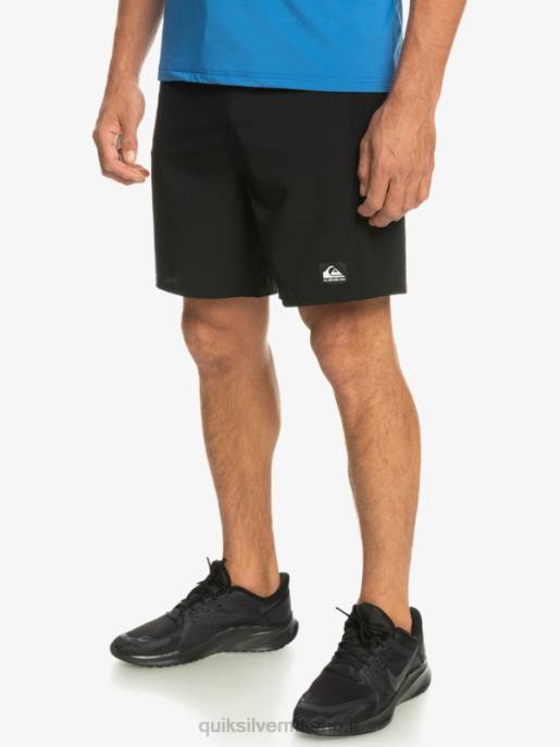 esso Quiksilver uomini highlite omni short 17 volley nero HTZR807