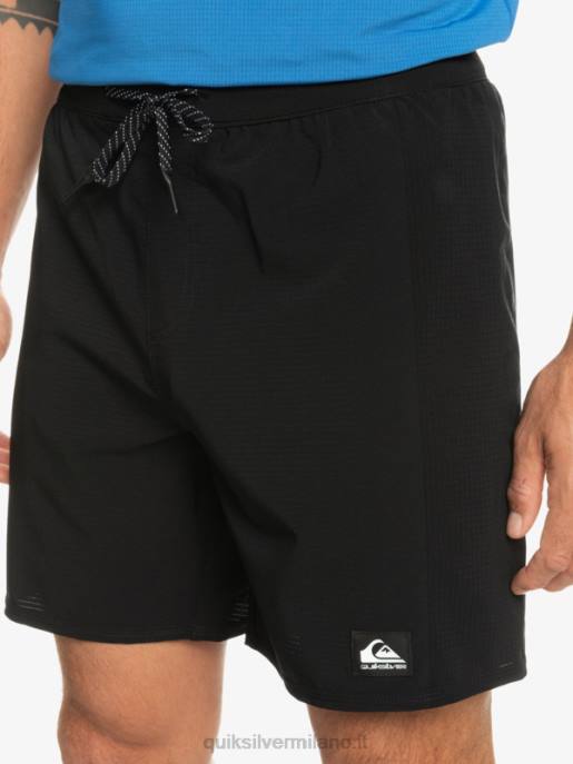esso Quiksilver uomini highlite omni short 17 volley nero HTZR807