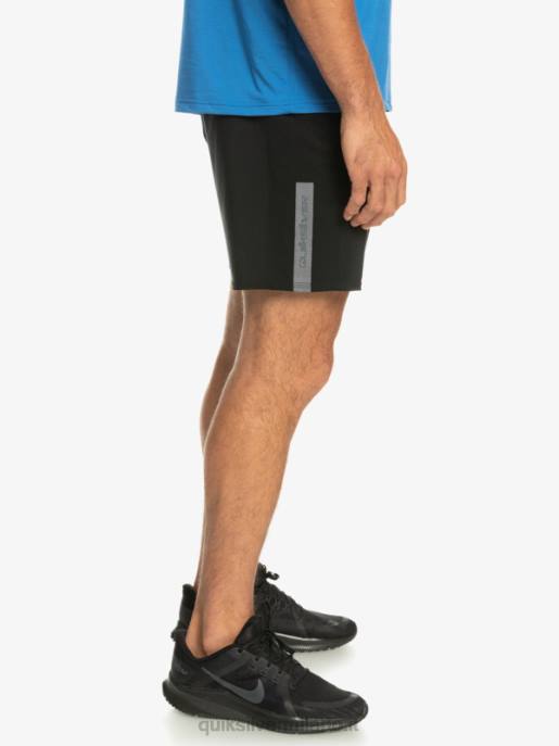 esso Quiksilver uomini highlite omni short 17 volley nero HTZR807