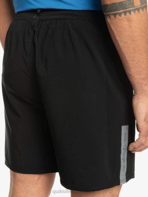 esso Quiksilver uomini highlite omni short 17 volley nero HTZR807