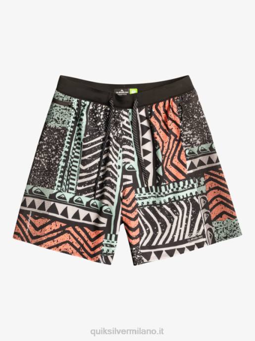 esso Quiksilver uomini highlite omni short 17 volley viola grigio HTZR808