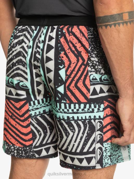 esso Quiksilver uomini highlite omni short 17 volley viola grigio HTZR808