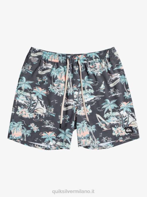 esso Quiksilver uomini hotel paradiso 17 volley albergo paradiso - nero HTZR1765