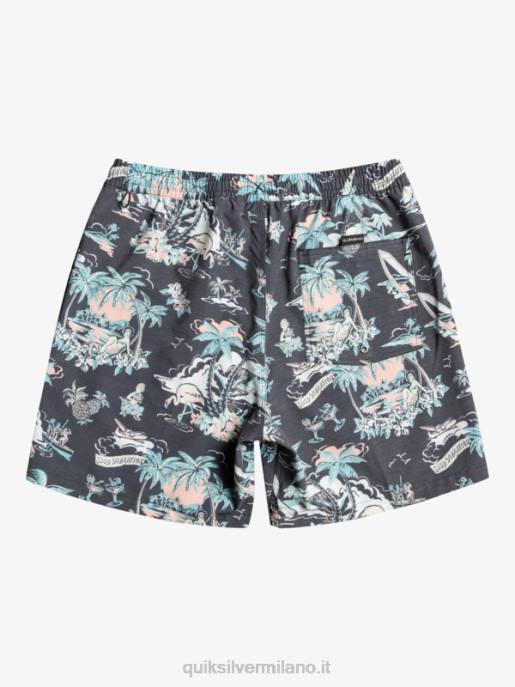 esso Quiksilver uomini hotel paradiso 17 volley albergo paradiso - nero HTZR1765
