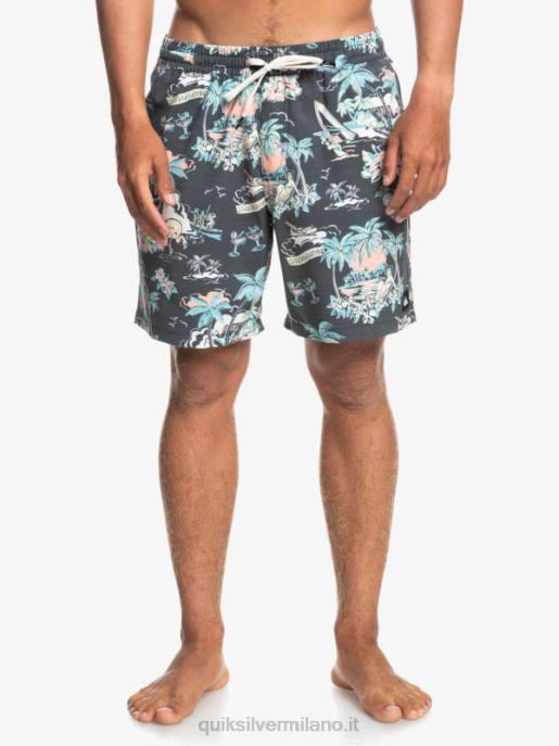 esso Quiksilver uomini hotel paradiso 17 volley albergo paradiso - nero HTZR1765