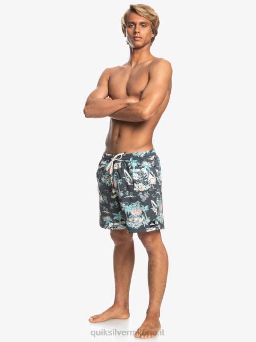 esso Quiksilver uomini hotel paradiso 17 volley albergo paradiso - nero HTZR1765