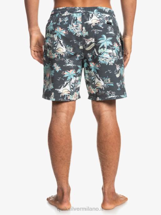 esso Quiksilver uomini hotel paradiso 17 volley albergo paradiso - nero HTZR1765
