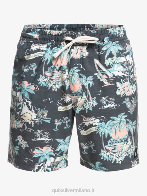 esso Quiksilver uomini hotel paradiso 17 volley albergo paradiso - nero HTZR1765