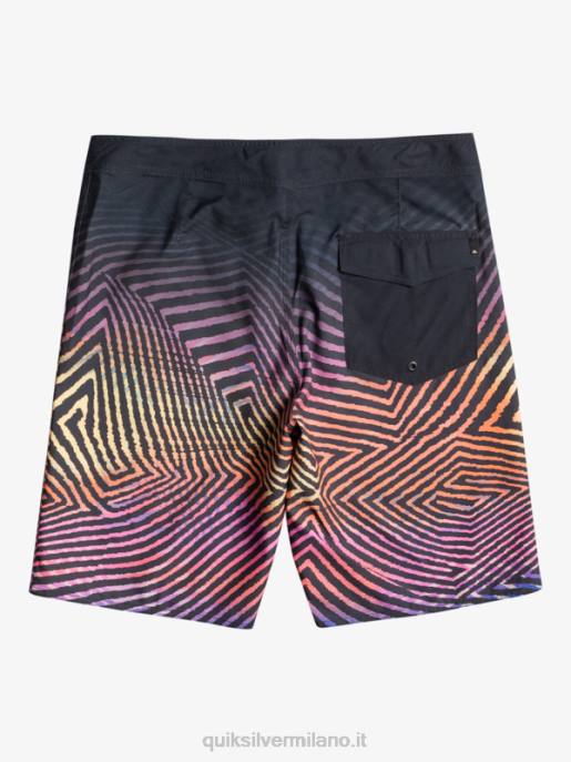 esso Quiksilver uomini l\'ordito di tutti i giorni dissolvenza 20 boardshorts asfalto HTZR1283