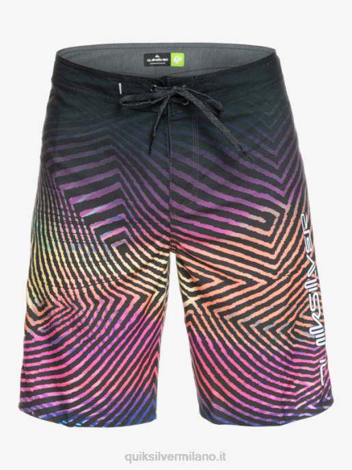 esso Quiksilver uomini l\'ordito di tutti i giorni dissolvenza 20 boardshorts asfalto HTZR1283