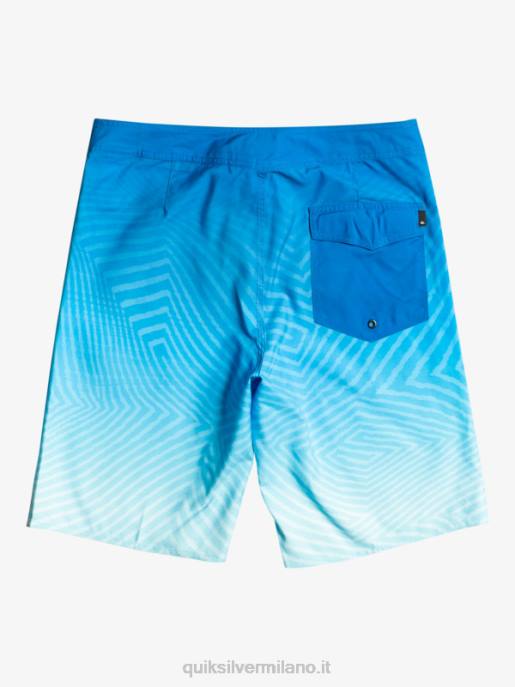 esso Quiksilver uomini l\'ordito di tutti i giorni dissolvenza 20 boardshorts boccaglio blu HTZR1282