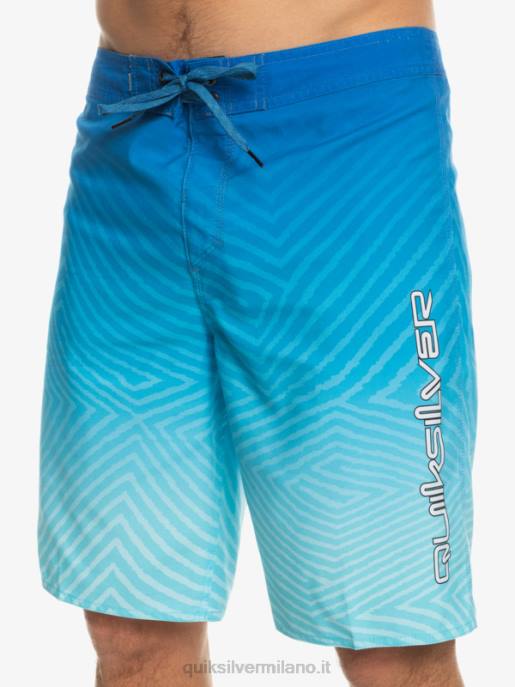 esso Quiksilver uomini l\'ordito di tutti i giorni dissolvenza 20 boardshorts boccaglio blu HTZR1282