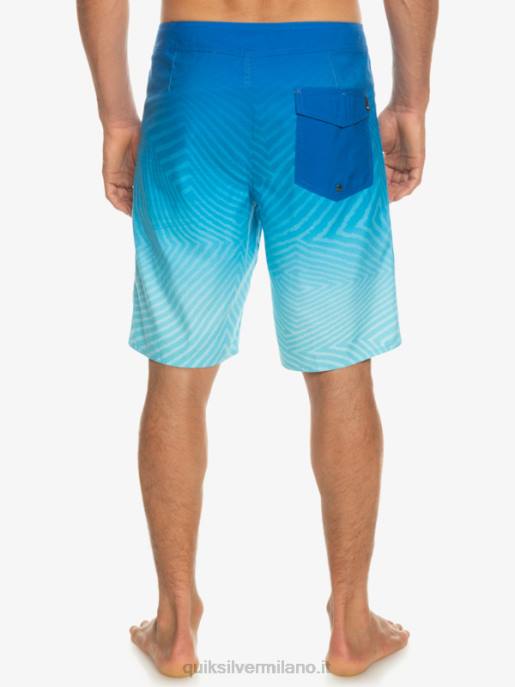 esso Quiksilver uomini l\'ordito di tutti i giorni dissolvenza 20 boardshorts boccaglio blu HTZR1282