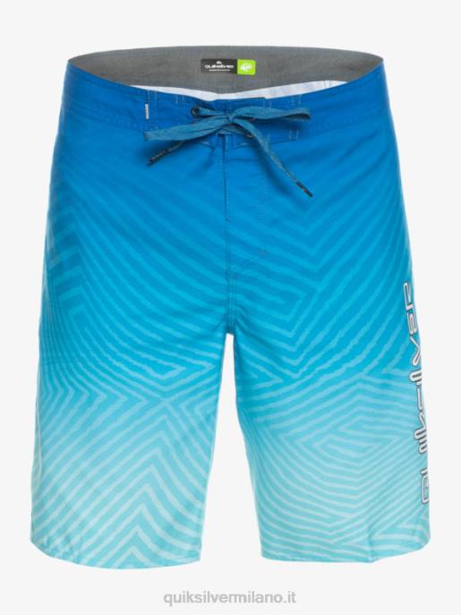 esso Quiksilver uomini l\'ordito di tutti i giorni dissolvenza 20 boardshorts boccaglio blu HTZR1282