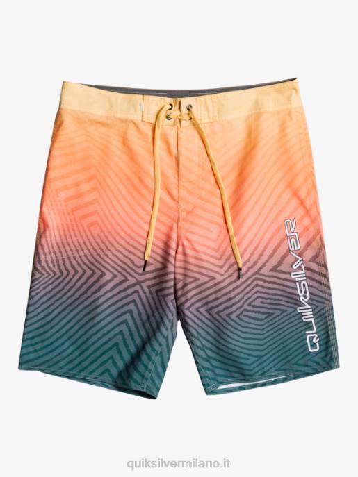 esso Quiksilver uomini l'ordito di tutti i giorni dissolvenza 20 boardshorts marina di mezzanotte HTZR1284