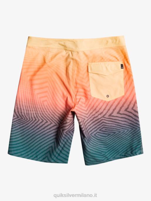 esso Quiksilver uomini l\'ordito di tutti i giorni dissolvenza 20 boardshorts marina di mezzanotte HTZR1284