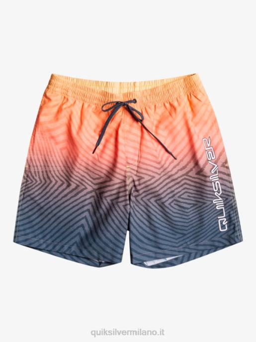 esso Quiksilver uomini logo deformato di tutti i giorni 17 raffiche marina di mezzanotte HTZR1179