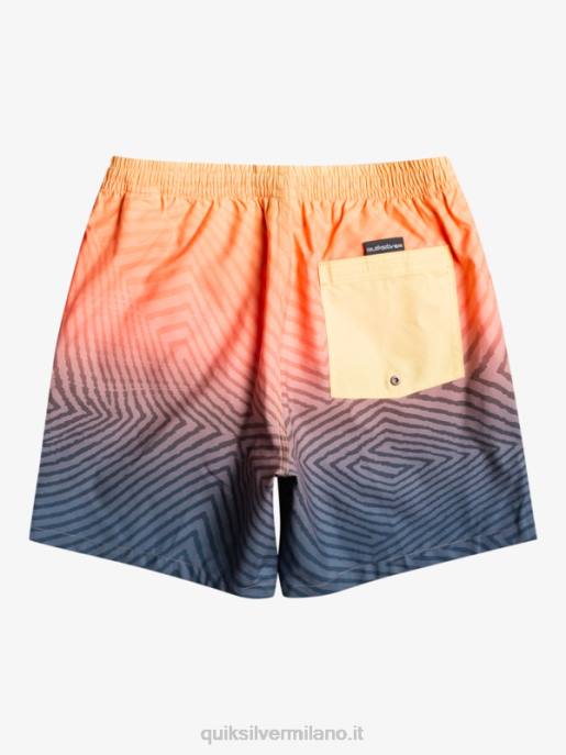 esso Quiksilver uomini logo deformato di tutti i giorni 17 raffiche marina di mezzanotte HTZR1179