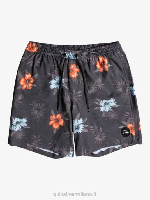 esso Quiksilver uomini mescolare pezzi 17 raffiche nero HTZR1778