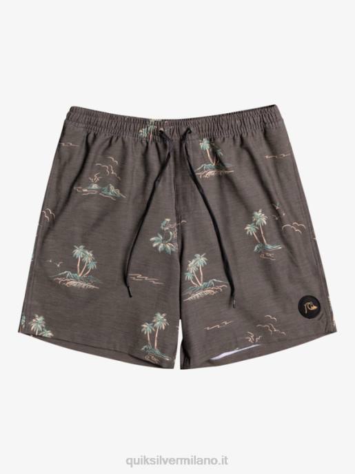esso Quiksilver uomini mescolare pezzi 17 raffiche nero HTZR1779