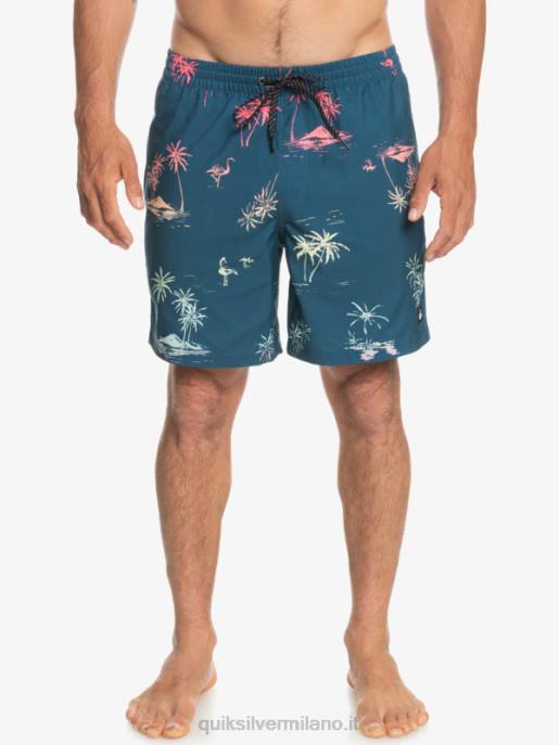esso Quiksilver uomini mescolare tutti i giorni 17 raffiche blu maiolica HTZR1465