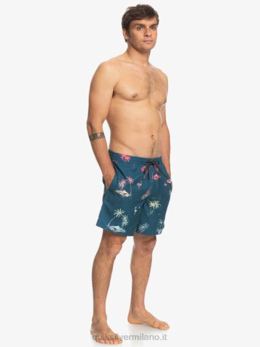 esso Quiksilver uomini mescolare tutti i giorni 17 raffiche blu maiolica HTZR1465